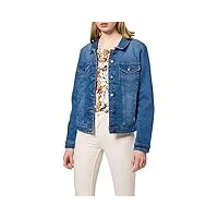 only carmakoma carwespa life jacket mbd noos blouson en jean, medium blue denim, 50 femme