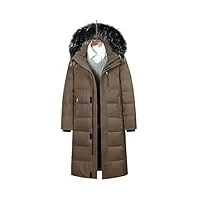 gyxyyf veste en duvet pour hommes 90% de duvet de canard d'hiver chaude manteau long manteau À capuchon amovible amovible top qualité veste 6xl xxxl kaki