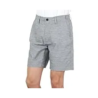 hurley dri marwick 18' bermuda shorts homme, gris (dk smoke grey), 31