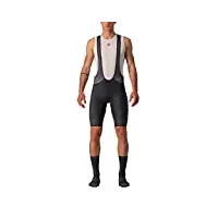 castelli endurance 3 bibshort shorts men's, black white, s