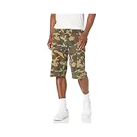 true religion short cargo camouflage pour homme, camouflage, taille 40