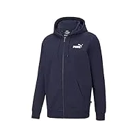 puma ess small logo fz ho pull pour homme, homme, pull, 586702-06, vareuse, s
