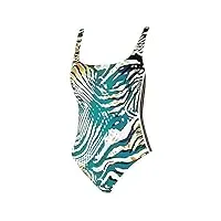 sunflair wild ladies 22071-23 maillot de bain animal turquoise 40 - b cup