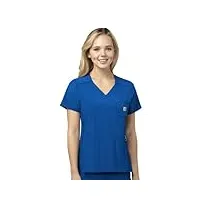 carhartt blouse de travail pour femme avec poche poitrine, bleu marine, taille 3xl
