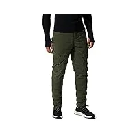 mountain hardwear men's standard stretchdown pant, surplus green, x-large x short