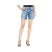 ag adriano goldschmied women's becke high rise relaxed slim short, 12 years salvation, 25