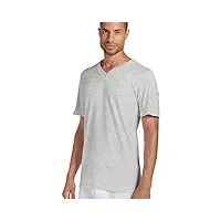 jockey lot de 2 t-shirts classiques à col en v pour homme, gris, taille 3xl