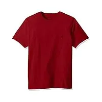 nautica t-shirt à manches courtes et col rond pour homme, nautica rouge, 3xl