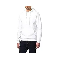 build your brand basic hoody sweatshirt à capuche, blanc, xl homme
