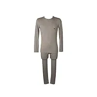 emporio armani pyjama homme manches longues pantacollant article 111023+111286 4a522, 11443 grey, m