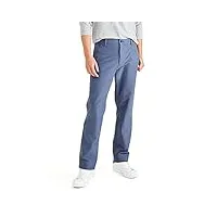 dockers pantalon chino confortable pour homme coupe droite smart 360 knit (regular et big & haut), bleu indigo vintage, 30w x 32l