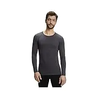 falke warm, sous-vêtement technique chemise sport homme, respirante, noir (concrete 3717), s (1 pièce)