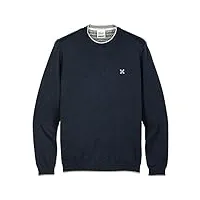 oxbow homme pull-over, deep marine chiné, 4xl