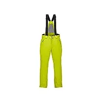 spyder boundary pantalon de ski isolé, jaune citron, xl homme