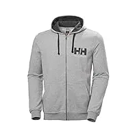 pour des hommes helly hansen hh logo full zip hoodie 3xl bleu