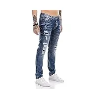 redbridge jean pour homme denim pants jeans used look destroyed bleu w29l32