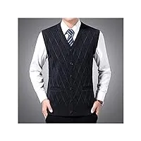 ddsp gilet de costume sleeveless (color : black, size : xs.)