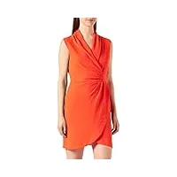 morgan robe drapee sm unie 212-renala.f, orange, 36 femme