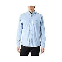 boss hommes mabsoot 2 chemise slim fit en coton oxford stretch