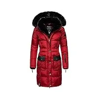 navahoo manteau d'hiver chaud pour femme sinja s-xxl, rouge, l