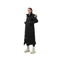 fitouch waukee manteau long en duvet pour ffmme | indice de gonflant de 700+ | longueur intégrale