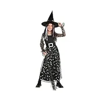 amscan 8407253 ensemble de costume de sorcière étoilée | xl (42-44) | 2 pièces