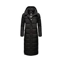 navahoo isalie manteau d'hiver oversized pour femme avec capuche xs-xxl, noir , l
