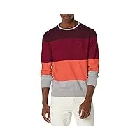 nautica pull durable sweater, pourpre profond, taille s homme