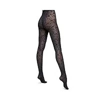 wolford laura collants opaques pour femme 50 deniers, midnight (5647), l