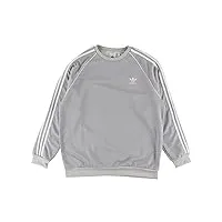 adidas originals adi sspack crew mens pullovers size l, color: light solid grey