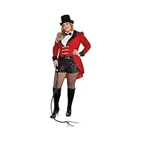 amscan costume d'halloween de cirque pour femme, plus (46-48), comprend une veste, un short et un body