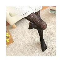 collants sexy lolita en nylon pour femme avec pied, noir , taille unique