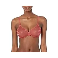 gossard soutien-gorge moulé transparent brillant pour femme, rose (sorbet framboise), 85 e (taille fabricant:32dd)