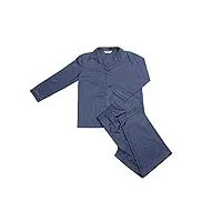 revise pyjama pour hommes re-910 classique - Élégant - 100% coton - bleu foncé c10 - gr. l.