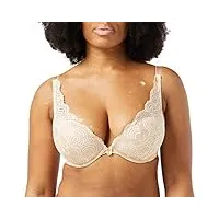 wonderbra cleavage triangle bra soutien-gorge push up, perle crémeuse, 90a femme