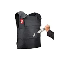 shindn stab proof vest body armor anti couteau stab avant et arrière armor proof vest caché police vest (gilet anti-éperon)