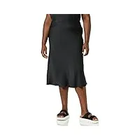 amazon essentials jupe à enfiler en georgette (déjà daily ritual) femme, noir, l