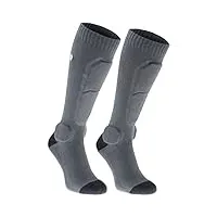 ion-shin pads bd-sock chaussettes de vélo unisexe noir marron dark-mud 35-38