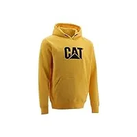 caterpillar cat workwear sweat à capuche pour homme jaune l