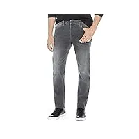 kenneth cole jeans pour homme coupe ajustée – jean extensible pour homme – 5 poches pour homme coupe ajustée, laight - gris moyen, 42w x 32l