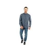 tommy jeans dm0dm14180 chemises/tops tissés, twilight navy, s homme
