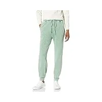 velvet by graham & spencer cynthia pantalon de jogging en polaire minérale pour femme, vert, taille xs