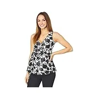 kate spade new york top soiree floral bicolore, cr me fran aise., taille m