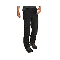 marmot homme minimalist pant, pantalon de pluie imperméable gore-tex, pantalon de randonnée résistant au vent, vêtement de pluie respirant pour la randonnée, black, s
