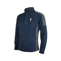 spyder men's outbound 1/4 zip core pullover sweater, frontier small