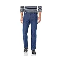 dickies jean de charpentier flex coupe droite pour homme pantalon d'utilité professionnelle, bleu indigo délavé, 40 w/32 l