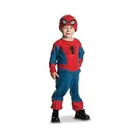 rubies - marvel officiel - déguisement enfant classique spider-man - 2/3 ans - déguisement avec combinaison + bonnet . pour carnaval, halloween, anniversaire