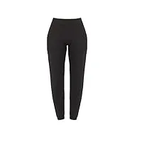 spanx pantalon de jogging perf pour femme, noir classique, taille xl