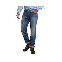 jp 1880 jeans, super stretch, kontrast stitching, 5-pocket, straight fit pantalons, denim wash, 66 homme