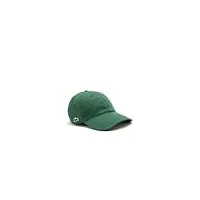 lacoste casquette classic fit mixte , vert, taille unique
